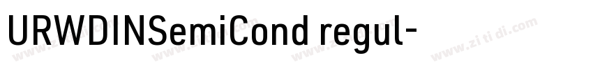 URWDINSemiCond regul字体转换